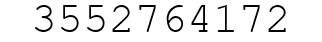 Number 3552764172.
