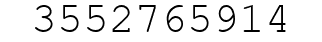 Number 3552765914.