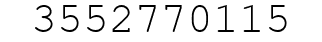 Number 3552770115.