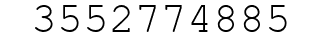 Number 3552774885.