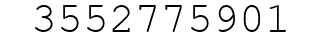 Number 3552775901.