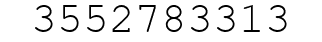 Number 3552783313.
