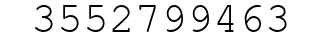 Number 3552799463.
