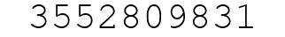 Number 3552809831.