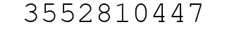 Number 3552810447.
