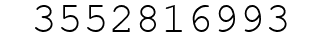 Number 3552816993.