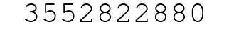 Number 3552822880.