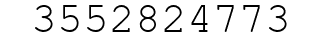 Number 3552824773.