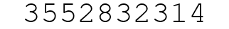 Number 3552832314.