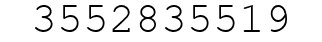 Number 3552835519.