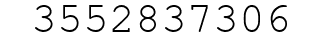Number 3552837306.