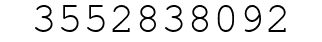 Number 3552838092.