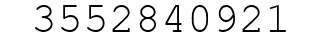 Number 3552840921.