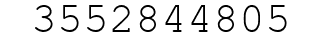 Number 3552844805.