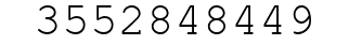 Number 3552848449.