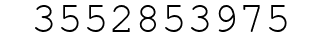 Number 3552853975.