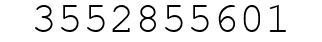 Number 3552855601.