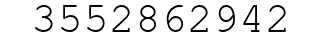 Number 3552862942.