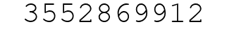 Number 3552869912.