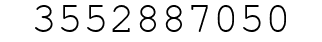 Number 3552887050.