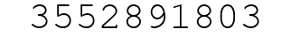 Number 3552891803.