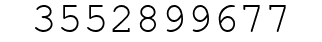 Number 3552899677.