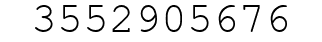 Number 3552905676.