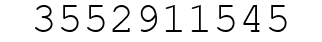 Number 3552911545.