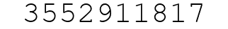Number 3552911817.