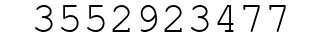 Number 3552923477.