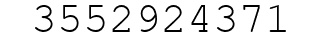 Number 3552924371.