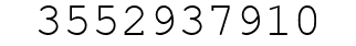 Number 3552937910.
