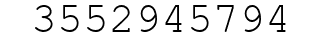 Number 3552945794.