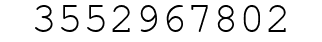 Number 3552967802.