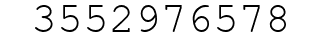 Number 3552976578.