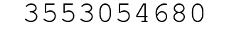 Number 3553054680.