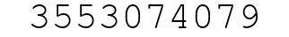 Number 3553074079.