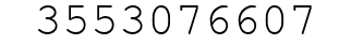 Number 3553076607.