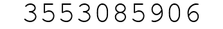 Number 3553085906.