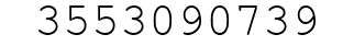 Number 3553090739.