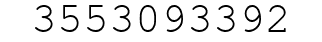 Number 3553093392.