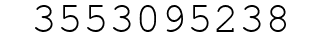 Number 3553095238.