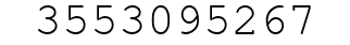 Number 3553095267.
