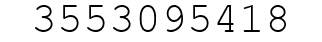 Number 3553095418.