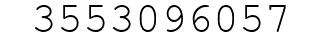 Number 3553096057.