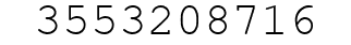 Number 3553208716.