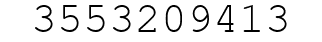 Number 3553209413.