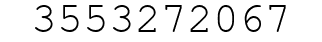 Number 3553272067.