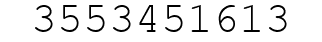 Number 3553451613.