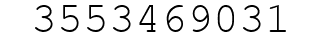 Number 3553469031.